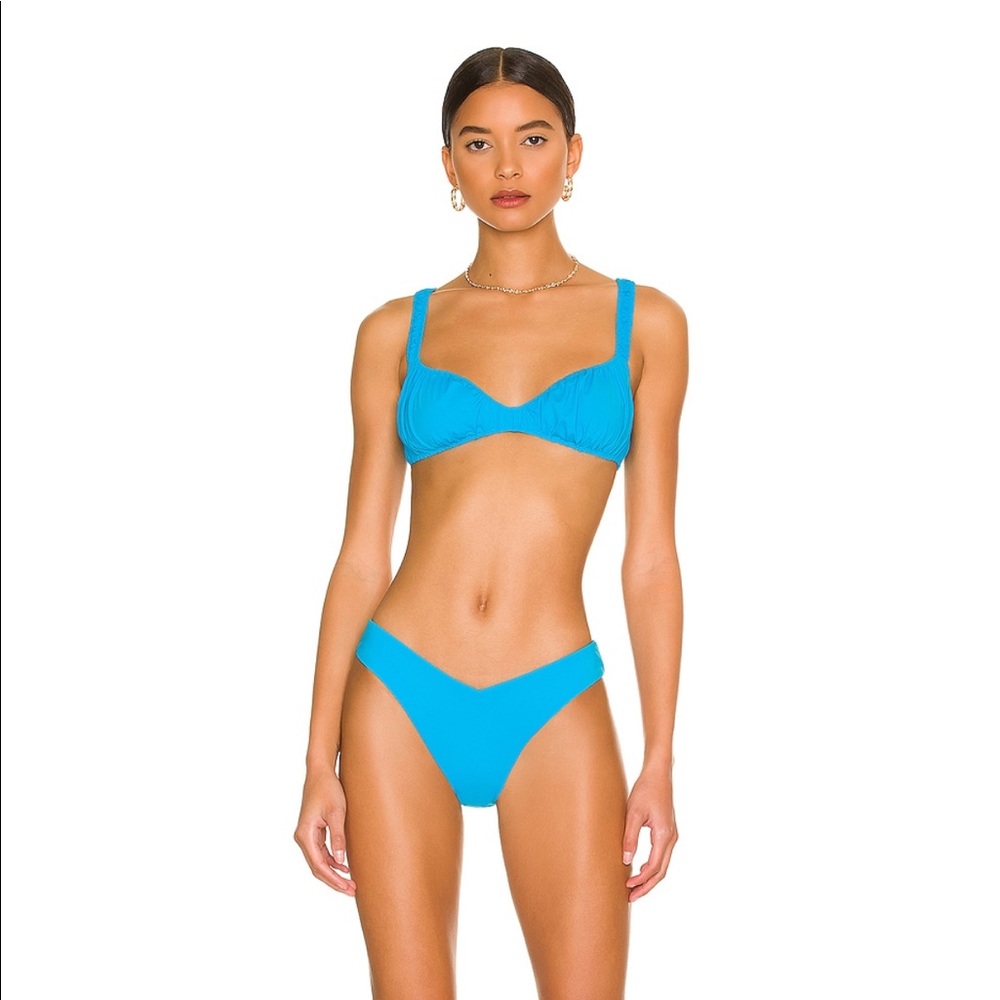 WeWoreWhat Ocean Blue Delilah Bikini Bottom